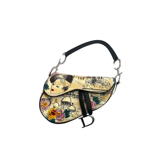 Dior Handbags - Vintage Dior Paris 50’s saddle bag